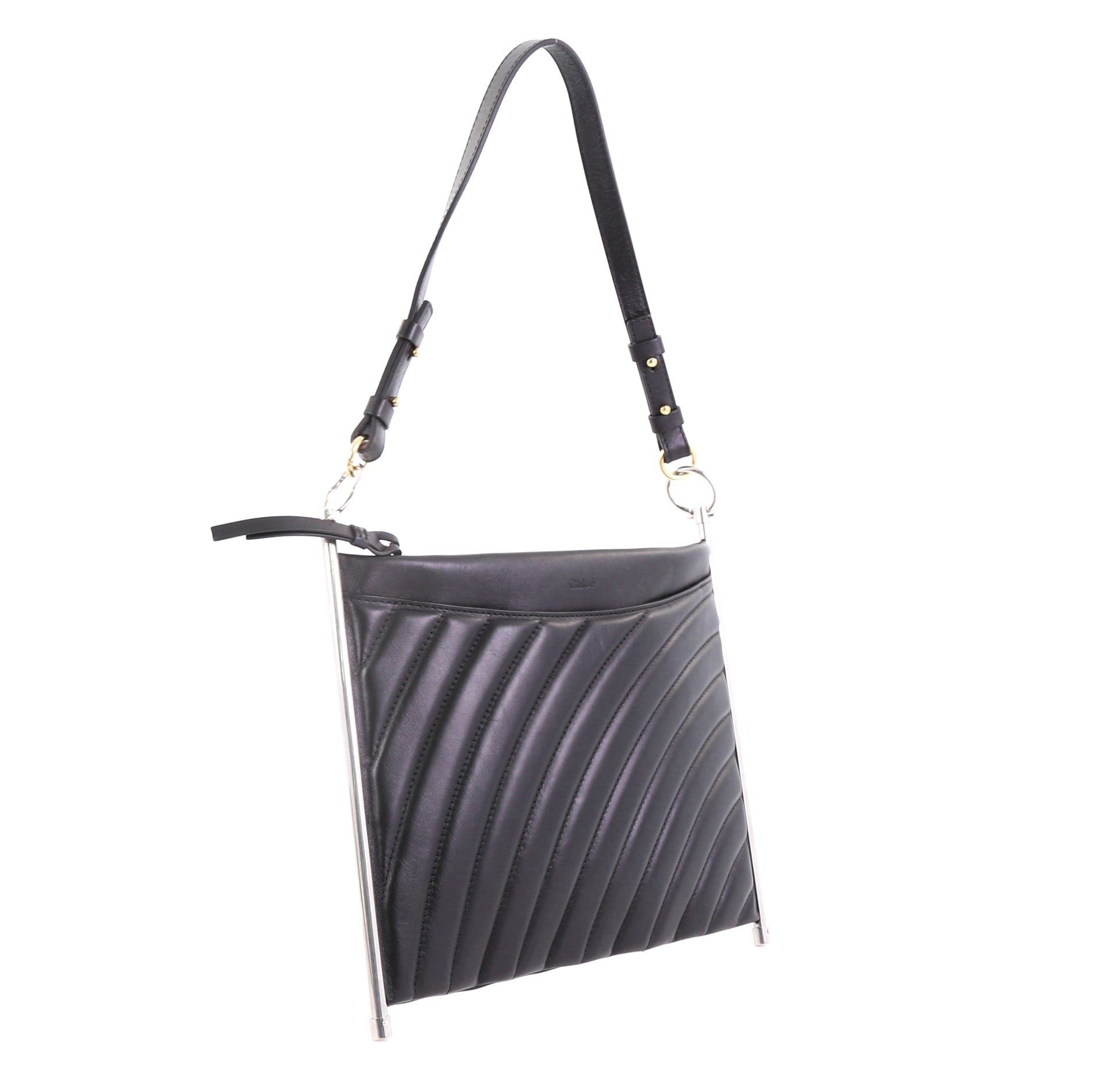 Roy Clutch Quilted Leather Medium