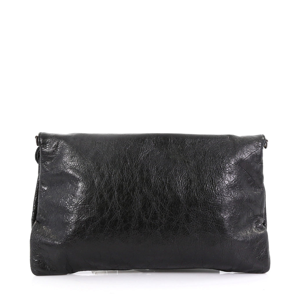 Envelope Strap Clutch Classic Studs Leather