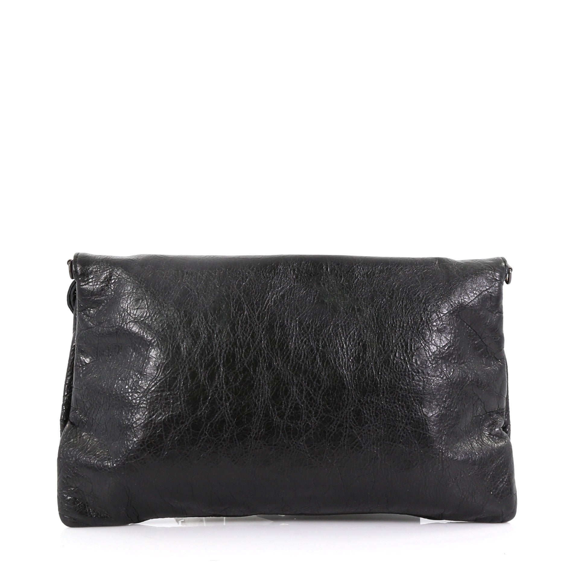 Envelope Strap Clutch Classic Studs Leather