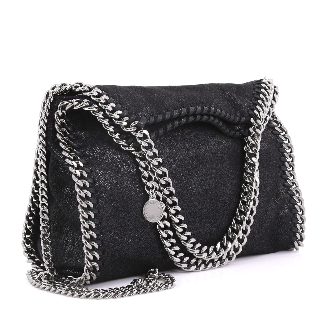 Falabella Fold Over Crossbody Bag Shaggy Deer Mini