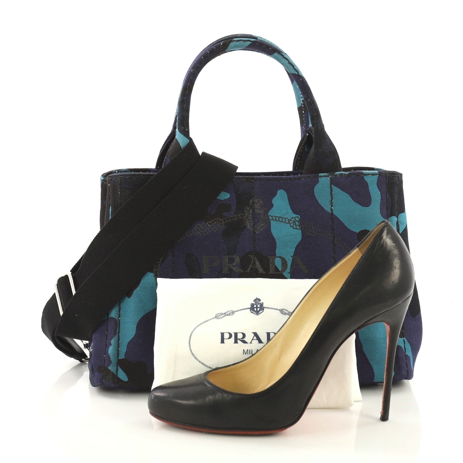 Canapa Convertible Tote Printed Canvas Mini