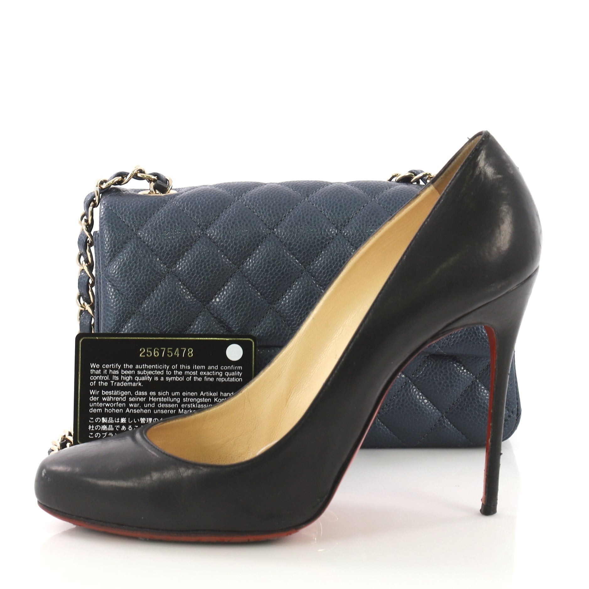 Classic Single Flap Bag Quilted Caviar Mini