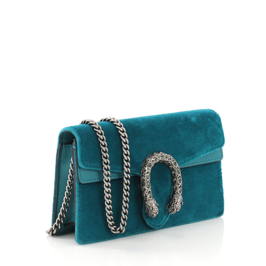 Dionysus Handbag Velvet Super Mini