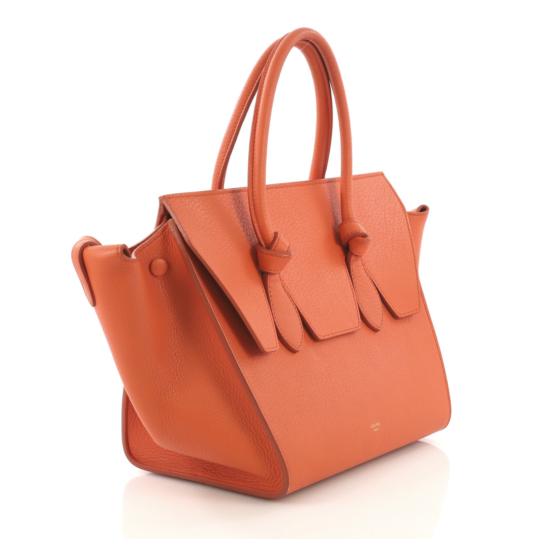 Tie Knot Tote Grainy Leather Mini