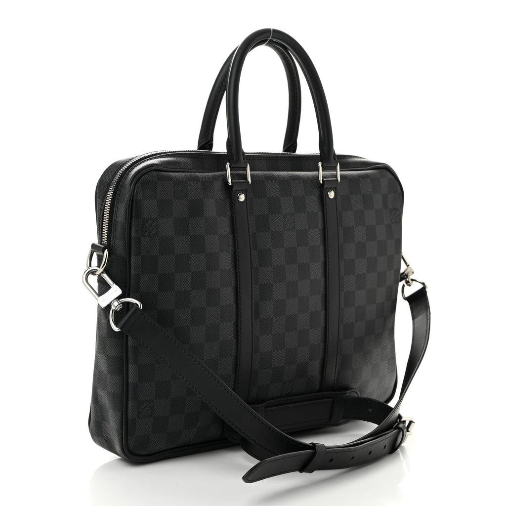Damier Graphite Porte Documents Voyage PM