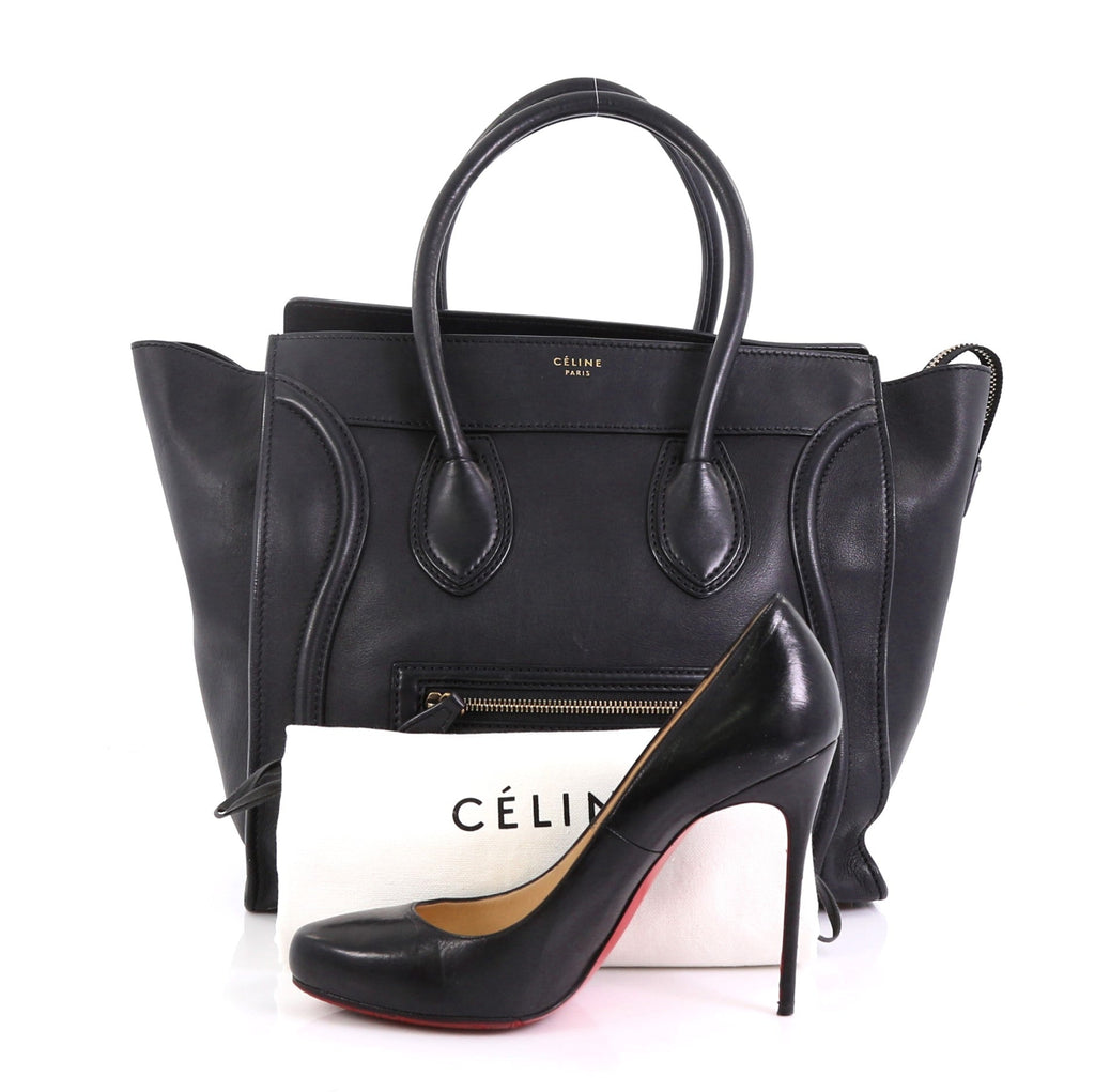 Luggage Handbag Smooth Leather Mini