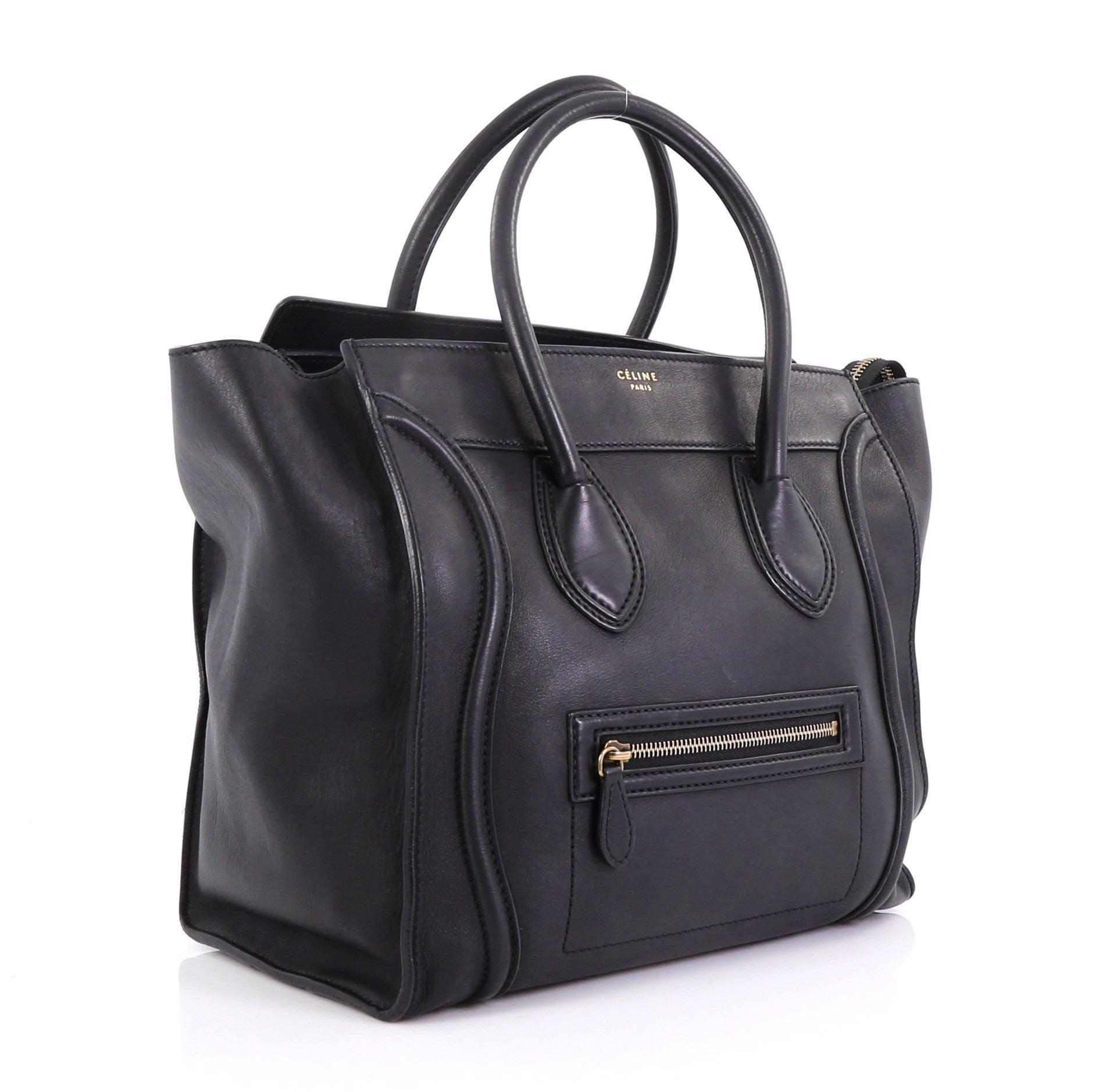 Luggage Handbag Smooth Leather Mini