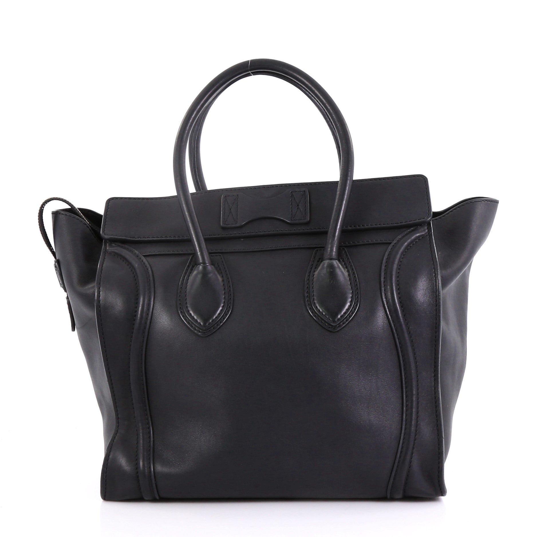 Luggage Handbag Smooth Leather Mini