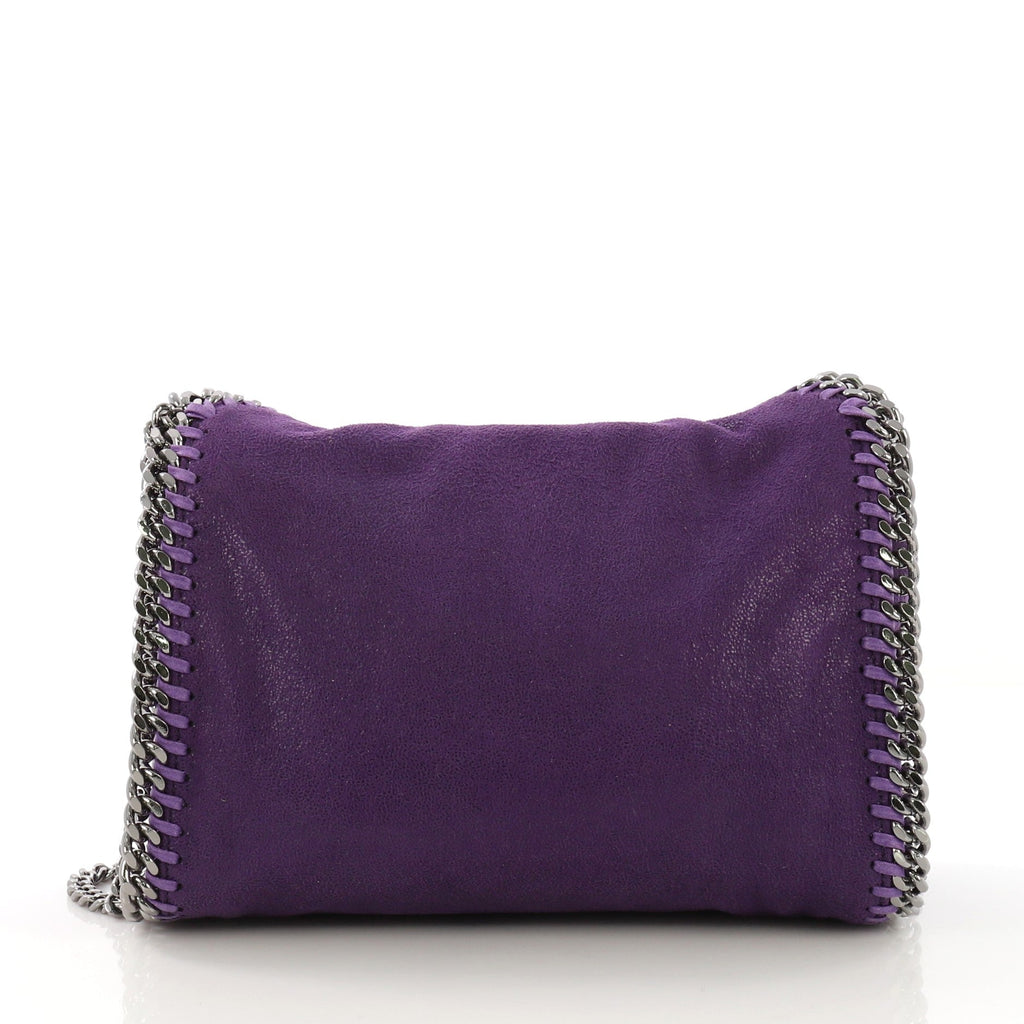 Falabella Fold Over Crossbody Bag Shaggy Deer Mini
