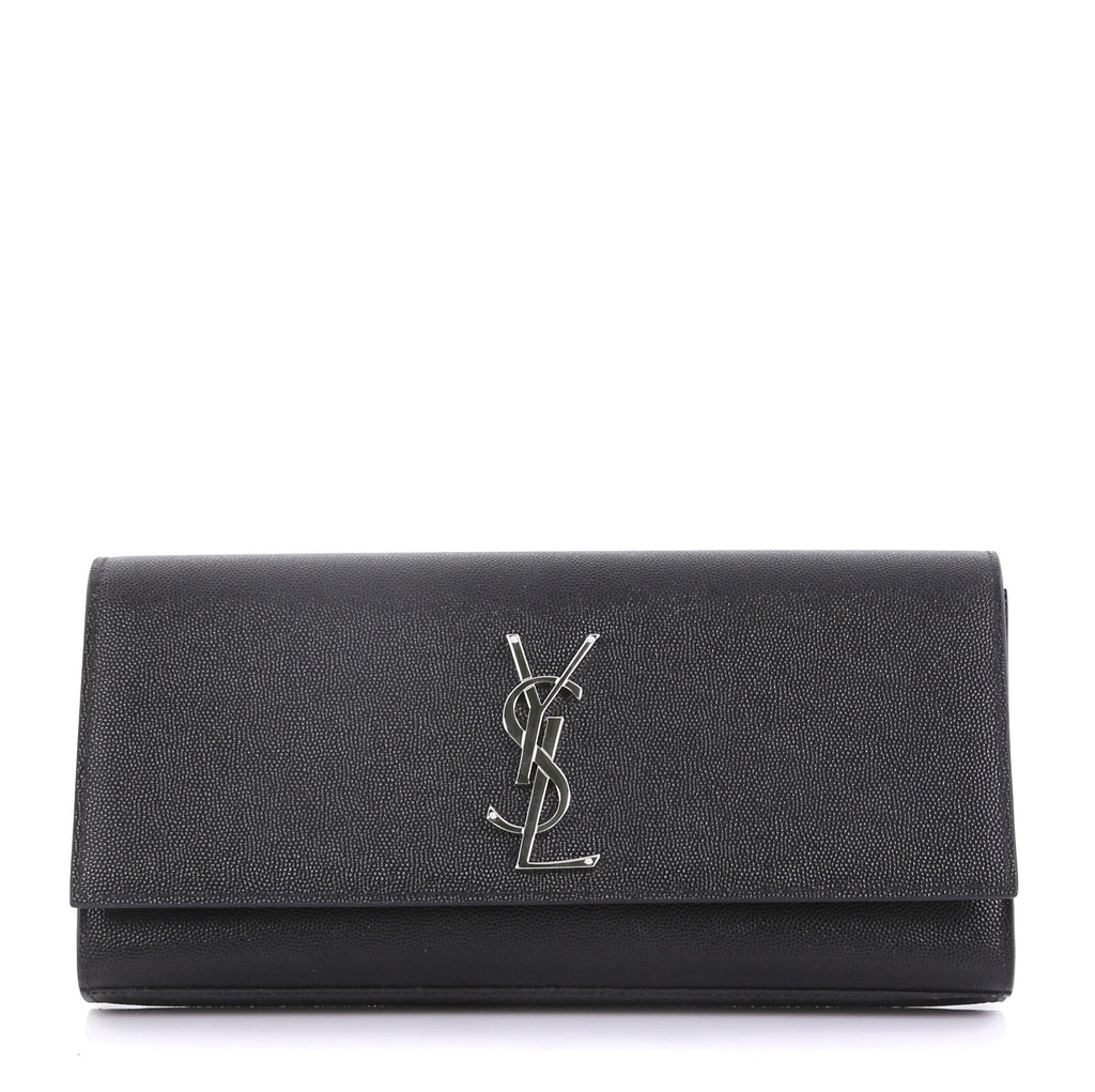 Classic Monogram Clutch Leather Long
