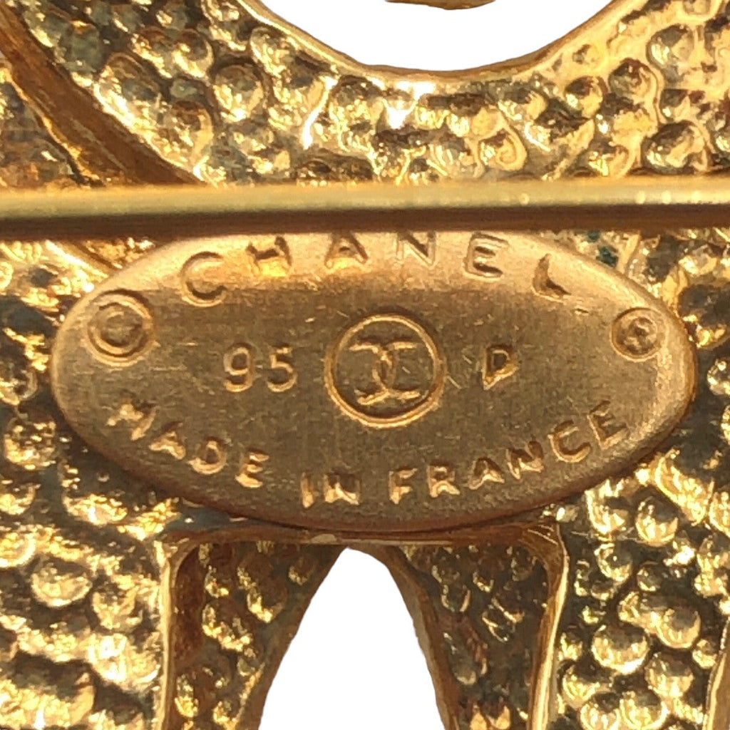 Chanel Coco Mark Metal Brooch