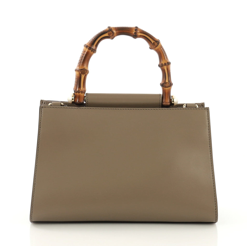 Nymphaea Top Handle Bag Leather Mini