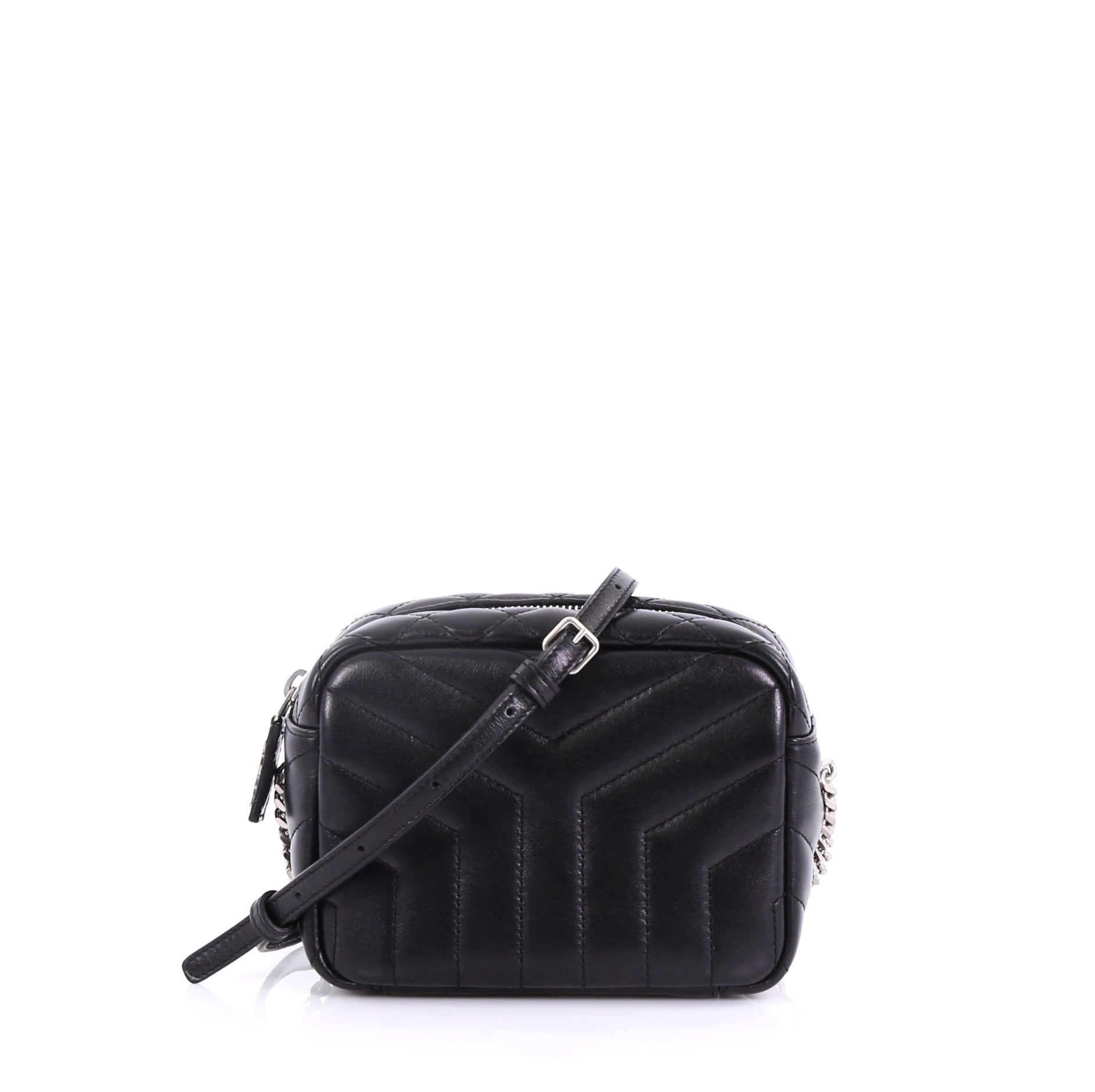 LouLou Bowling Bag Matelasse Chevron Leather Mini
