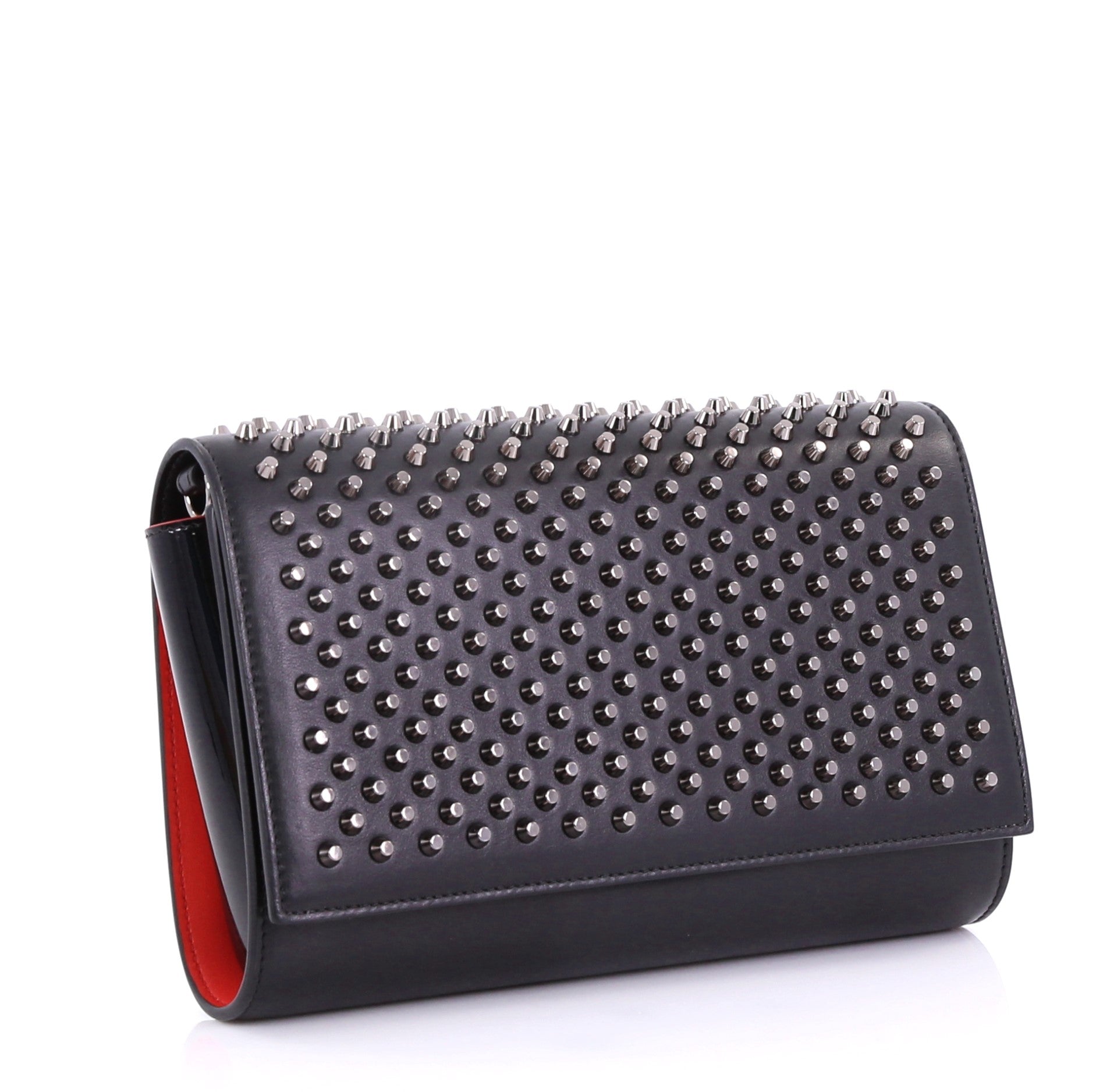 Paloma Clutch Spiked Leather
