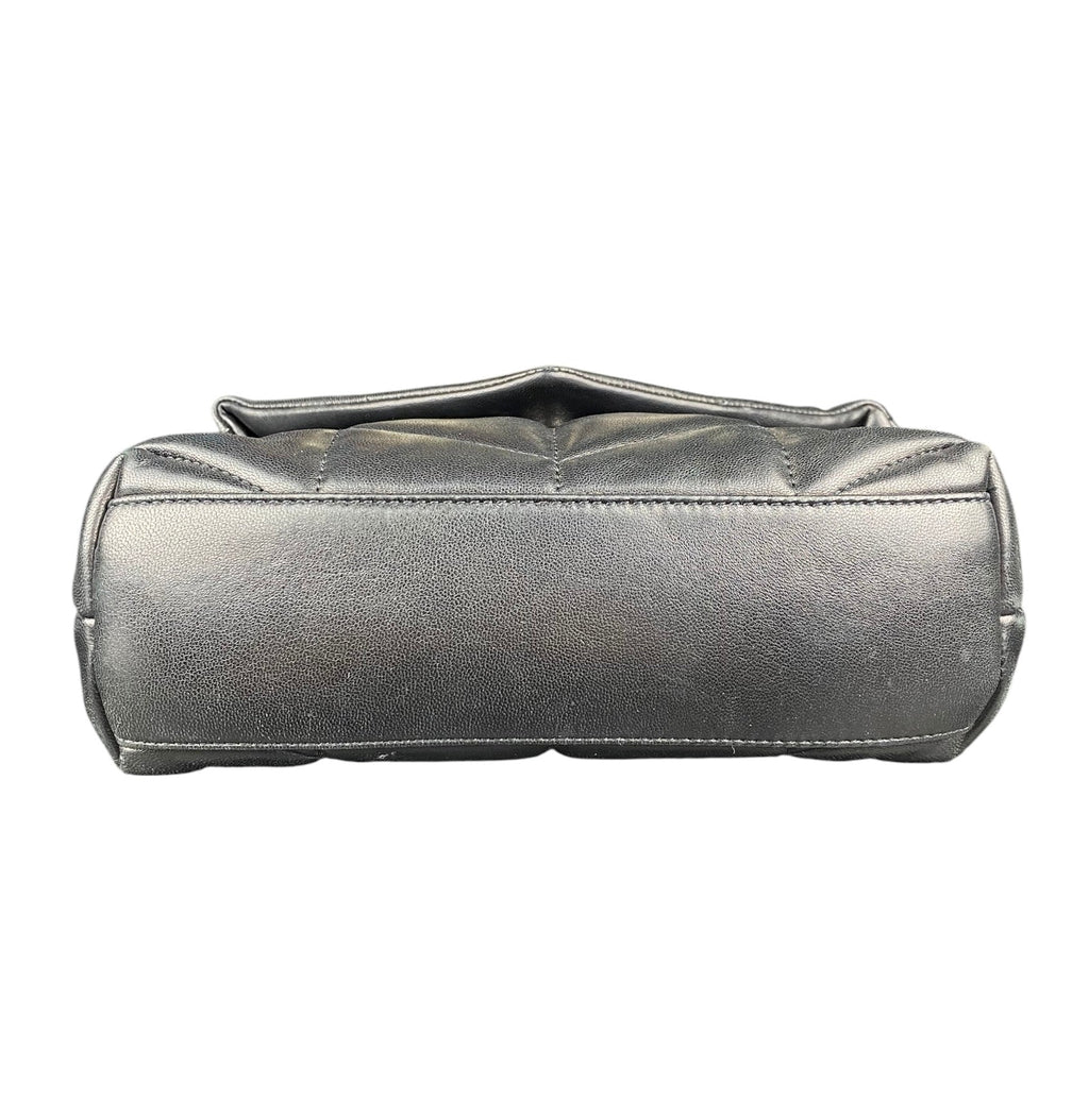 Saint Laurent Black Puffer Toy Lou Lou Shoulder Bag