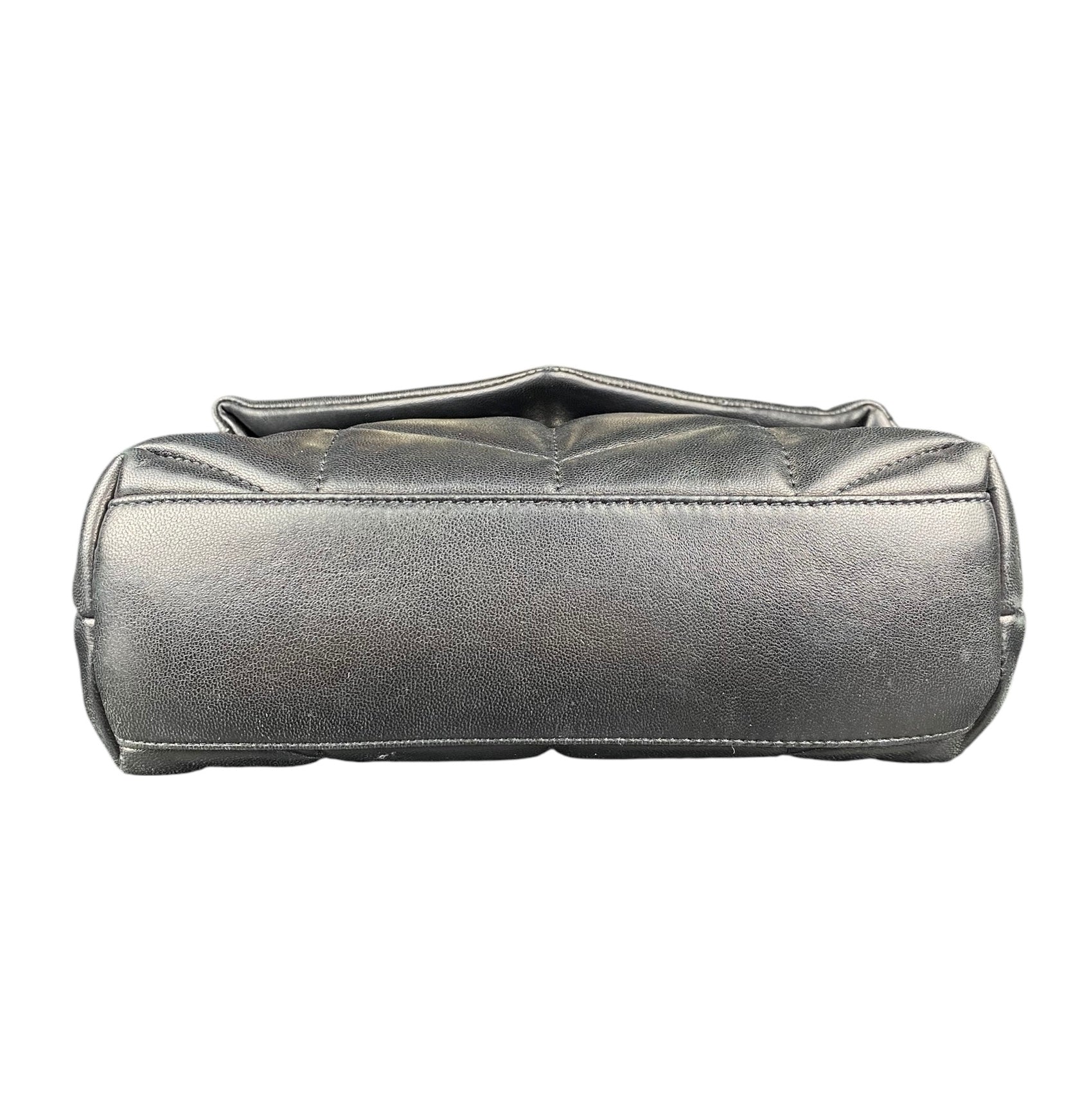 Saint Laurent Black Puffer Toy Lou Lou Shoulder Bag