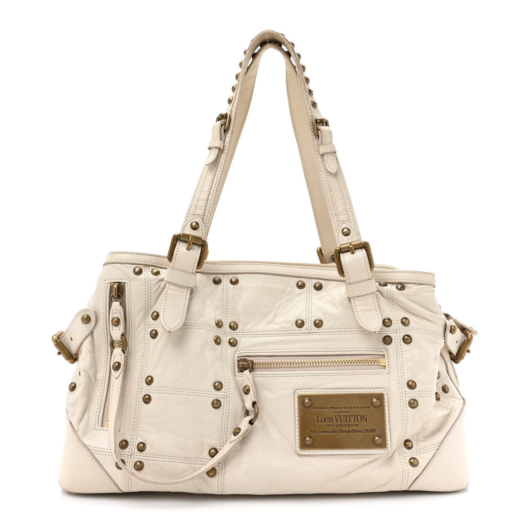 Lambskin Riveting White