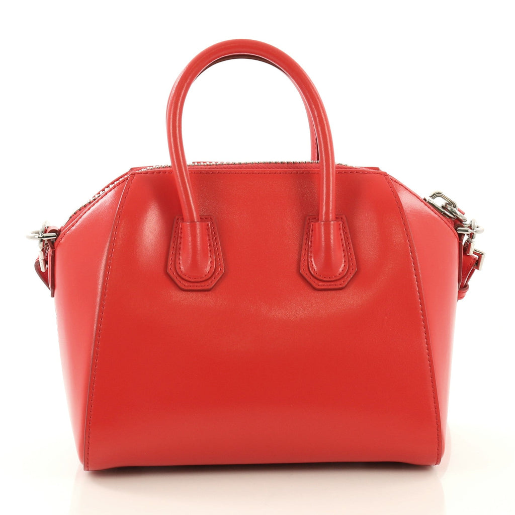 Antigona Bag Glazed Leather Mini