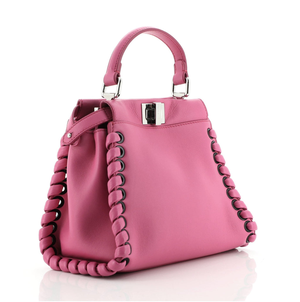 Peekaboo Bag Whipstitch Leather Mini