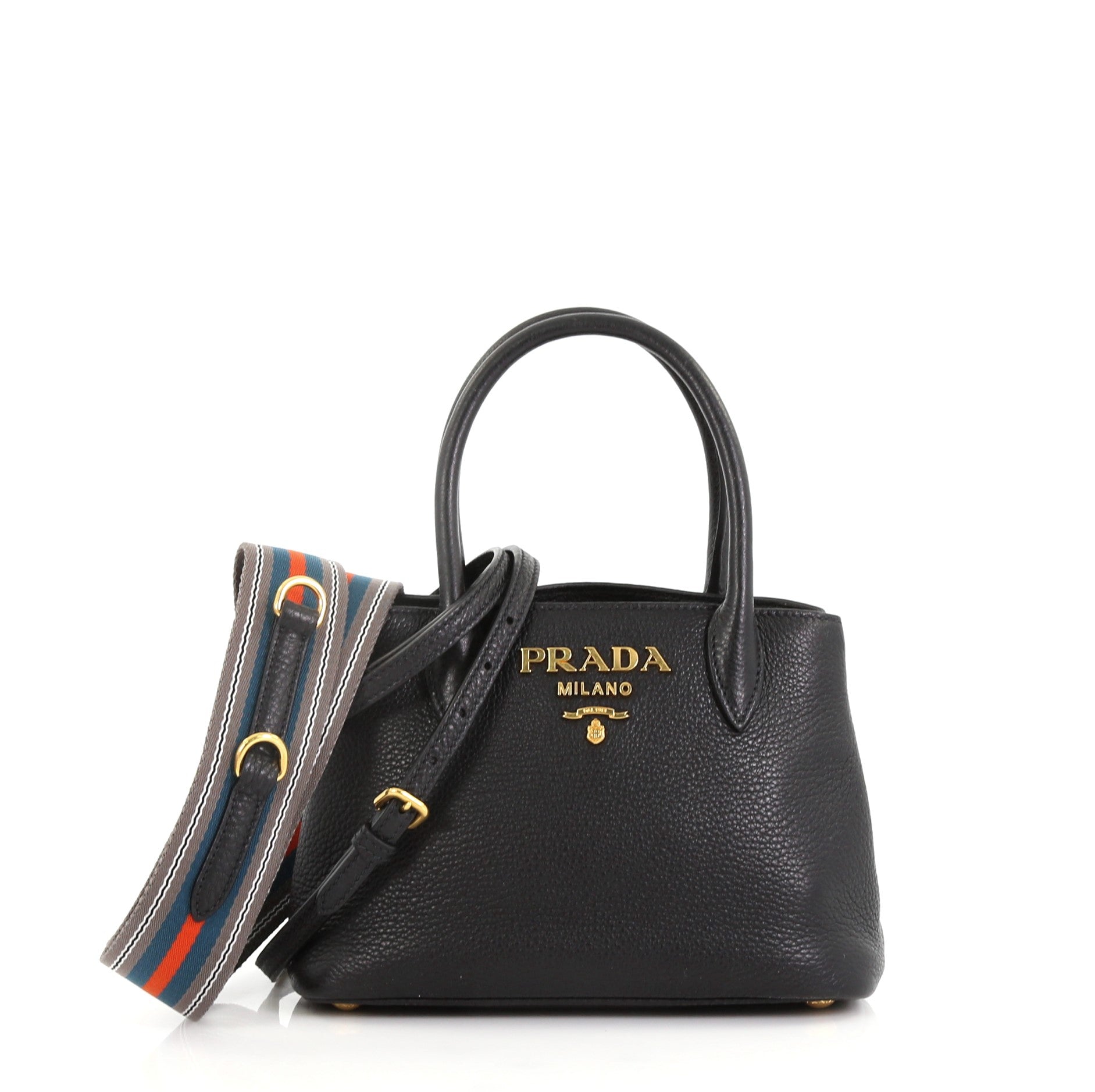 Dual Strap Convertible Open Tote Vitello Daino Mini