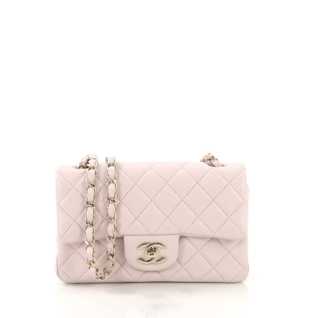 Classic Single Flap Bag Quilted Lambskin Mini