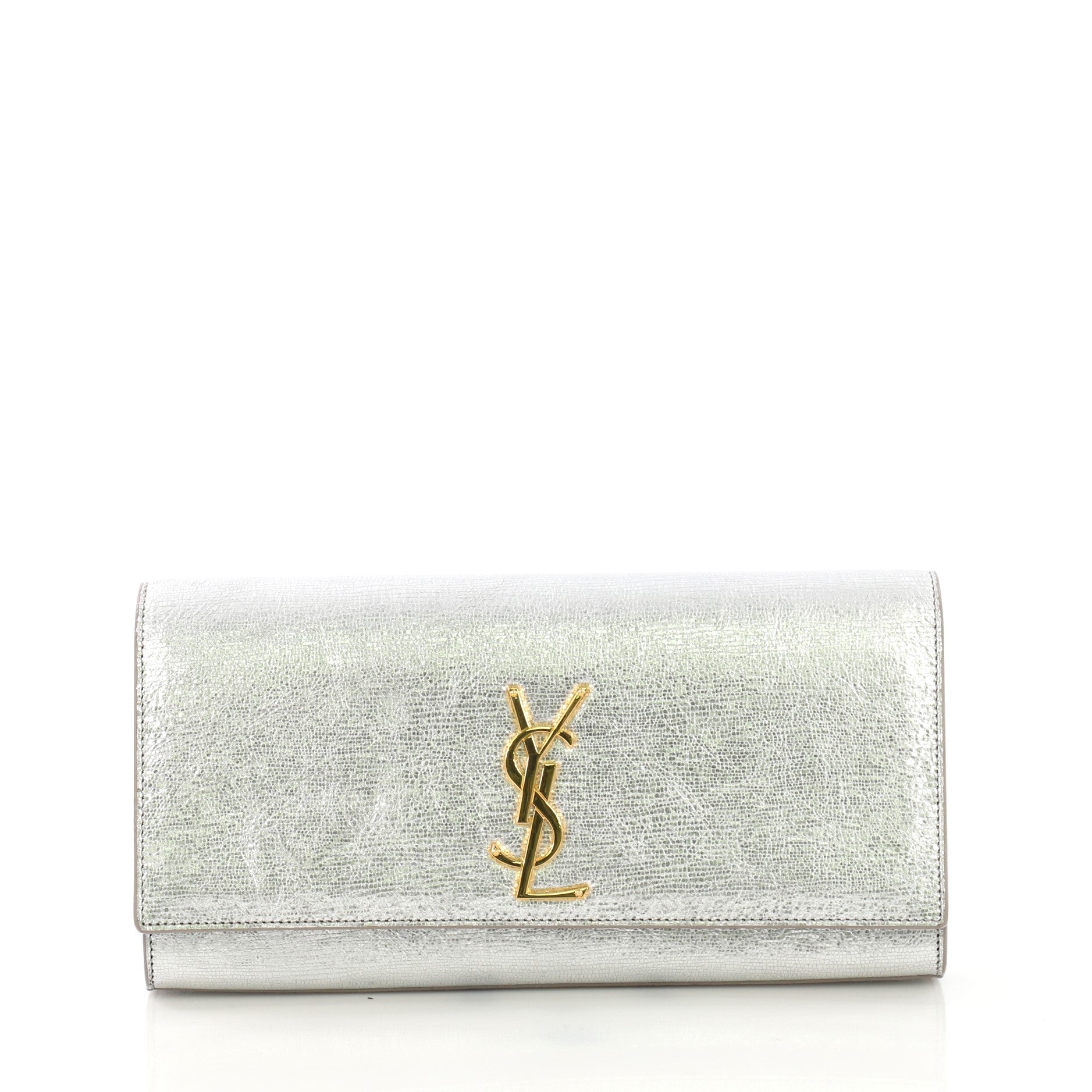 Classic Monogram Clutch Leather Long