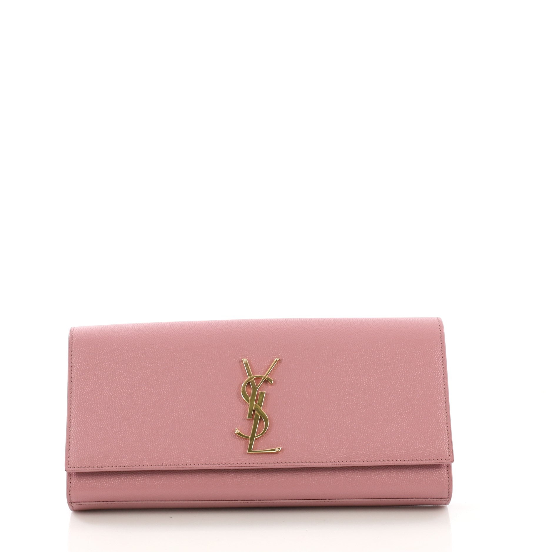 Classic Monogram Clutch Leather Long