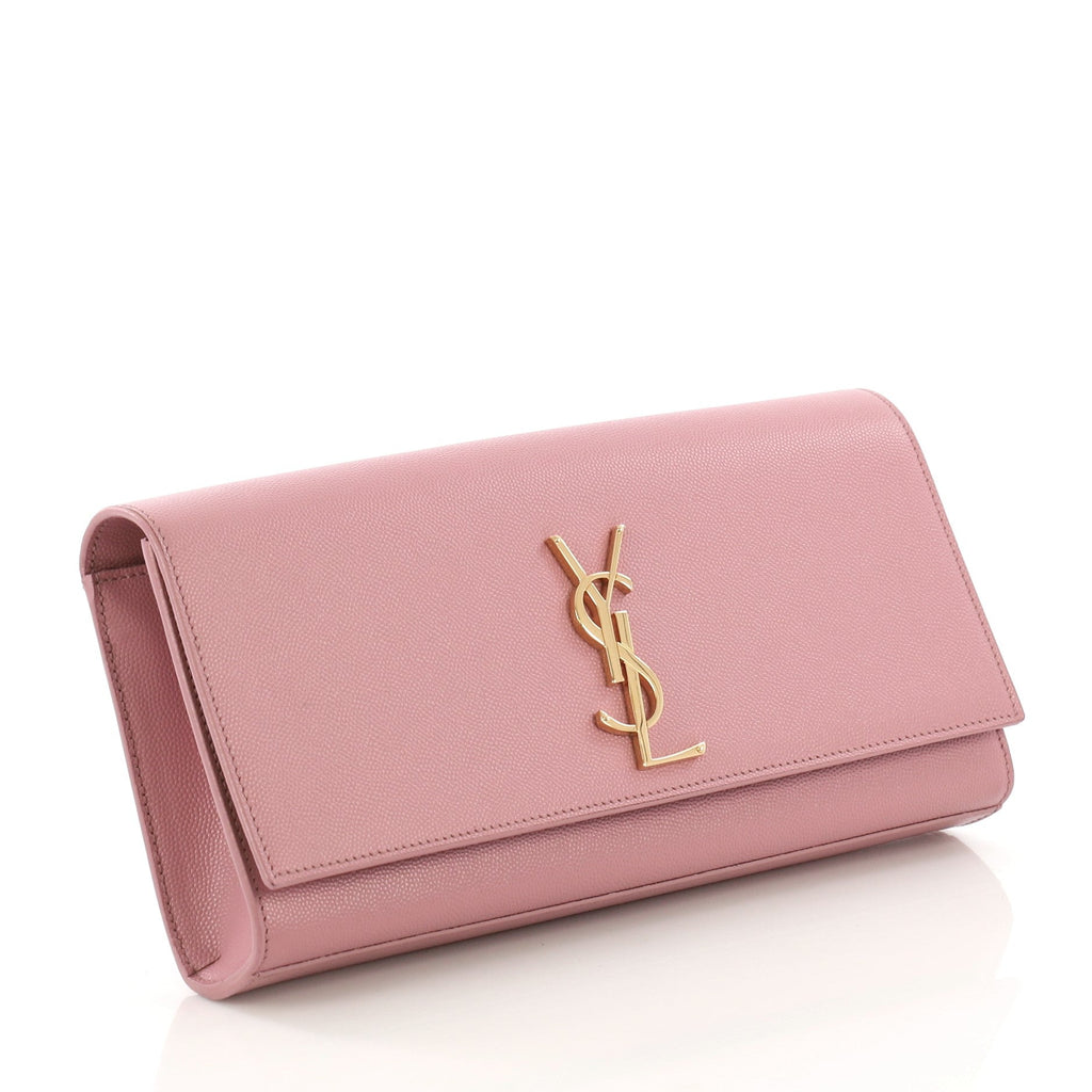 Classic Monogram Clutch Leather Long