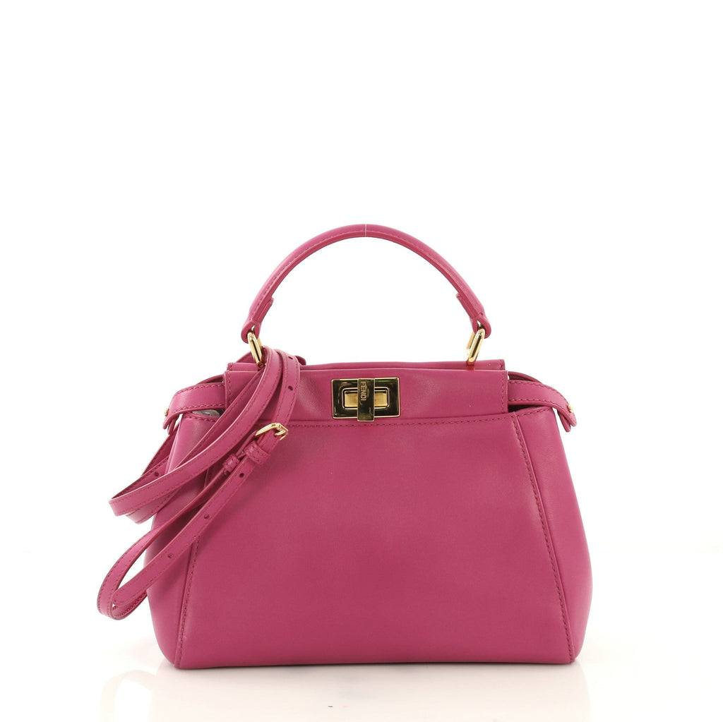 Peekaboo Bag Leather Mini
