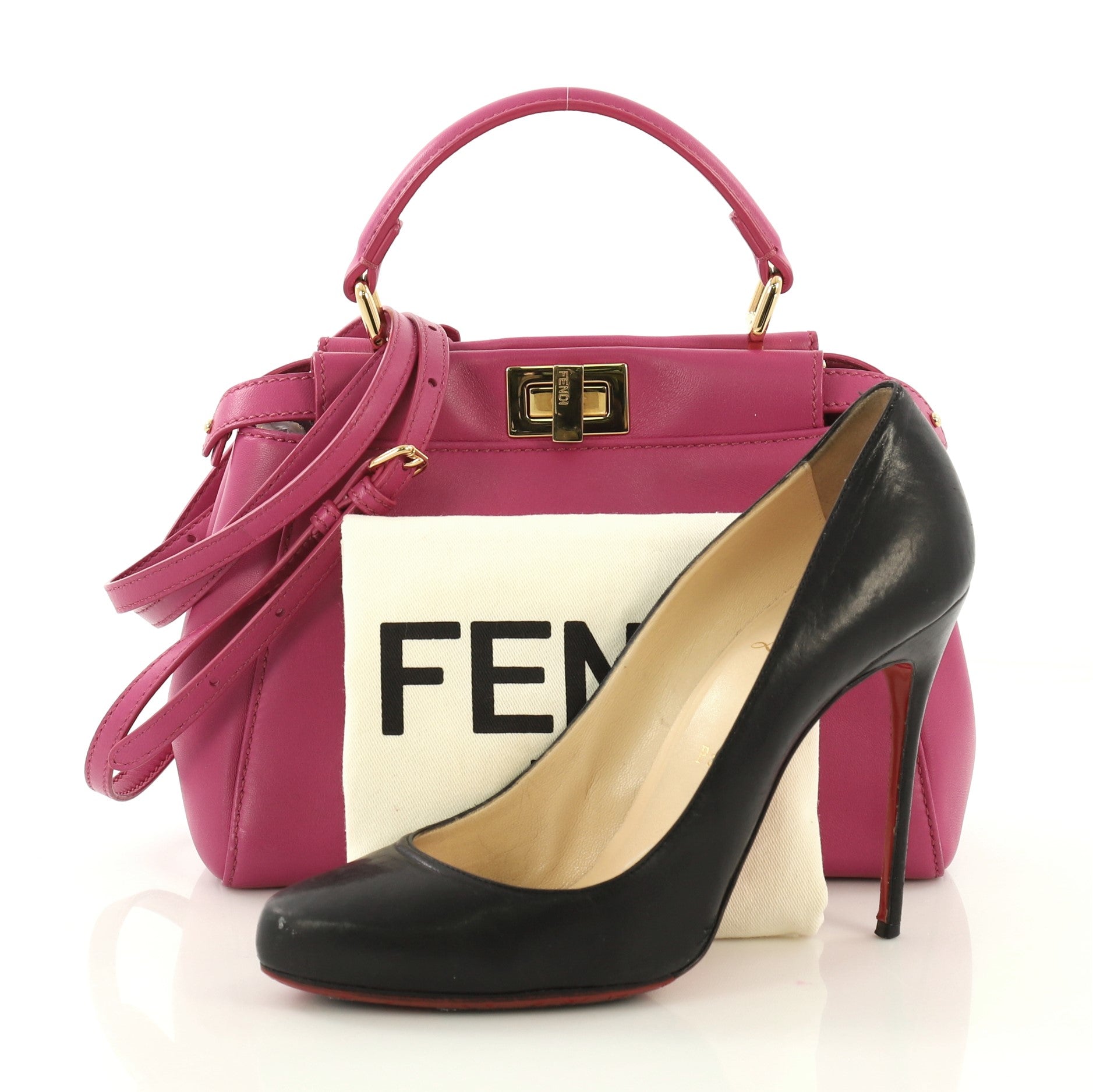Peekaboo Bag Leather Mini