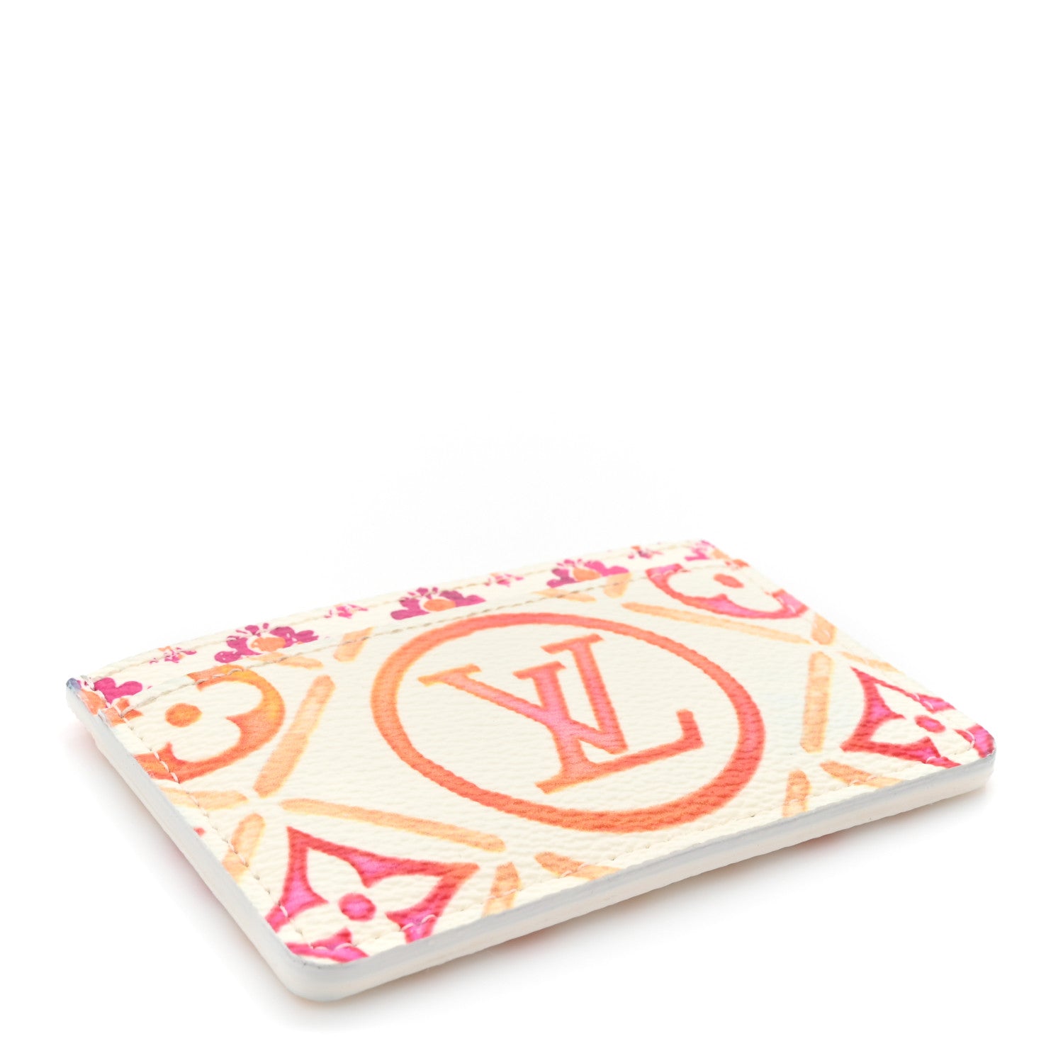 Monogram Tiles By The Pool  Holder Coral