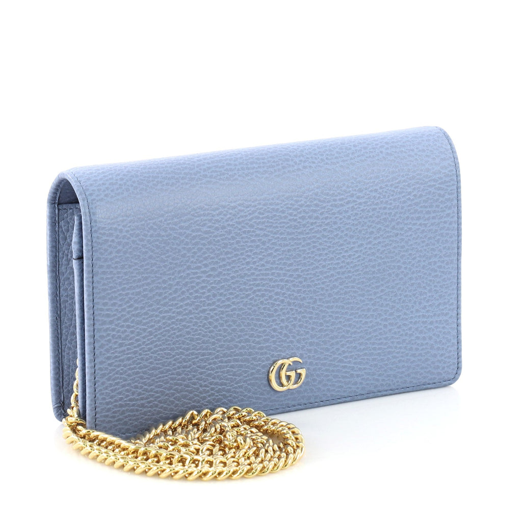 Petite Marmont Chain Wallet Leather Mini