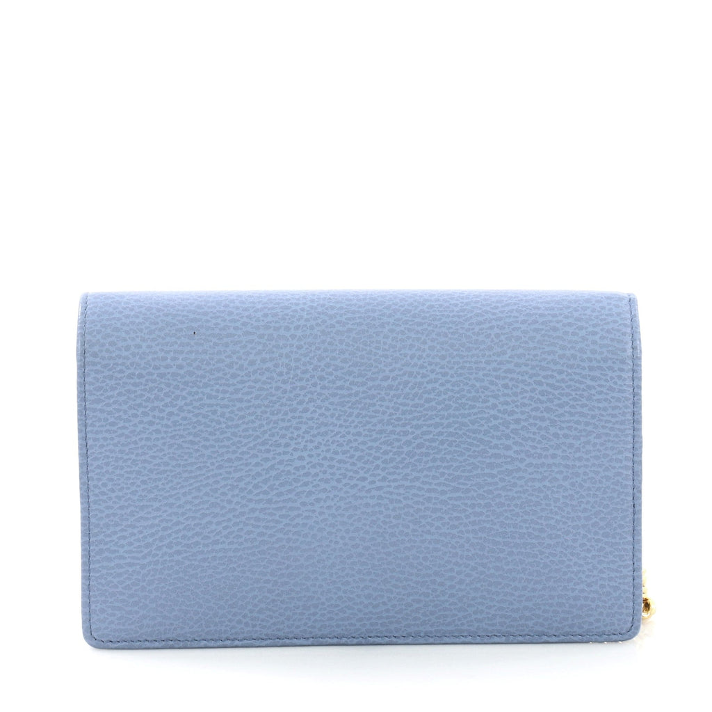 Petite Marmont Chain Wallet Leather Mini