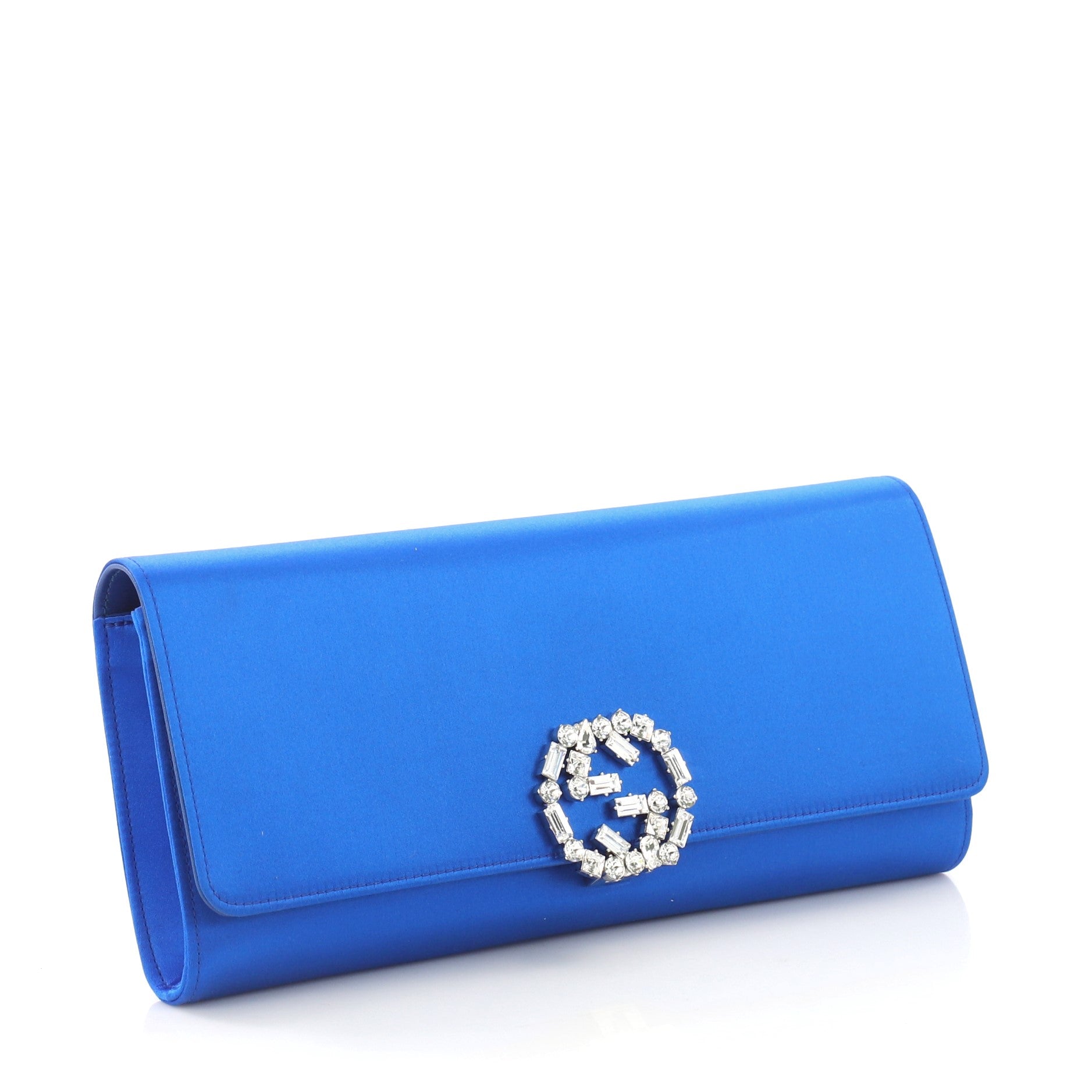 GG Broadway Clutch Satin with Crystals