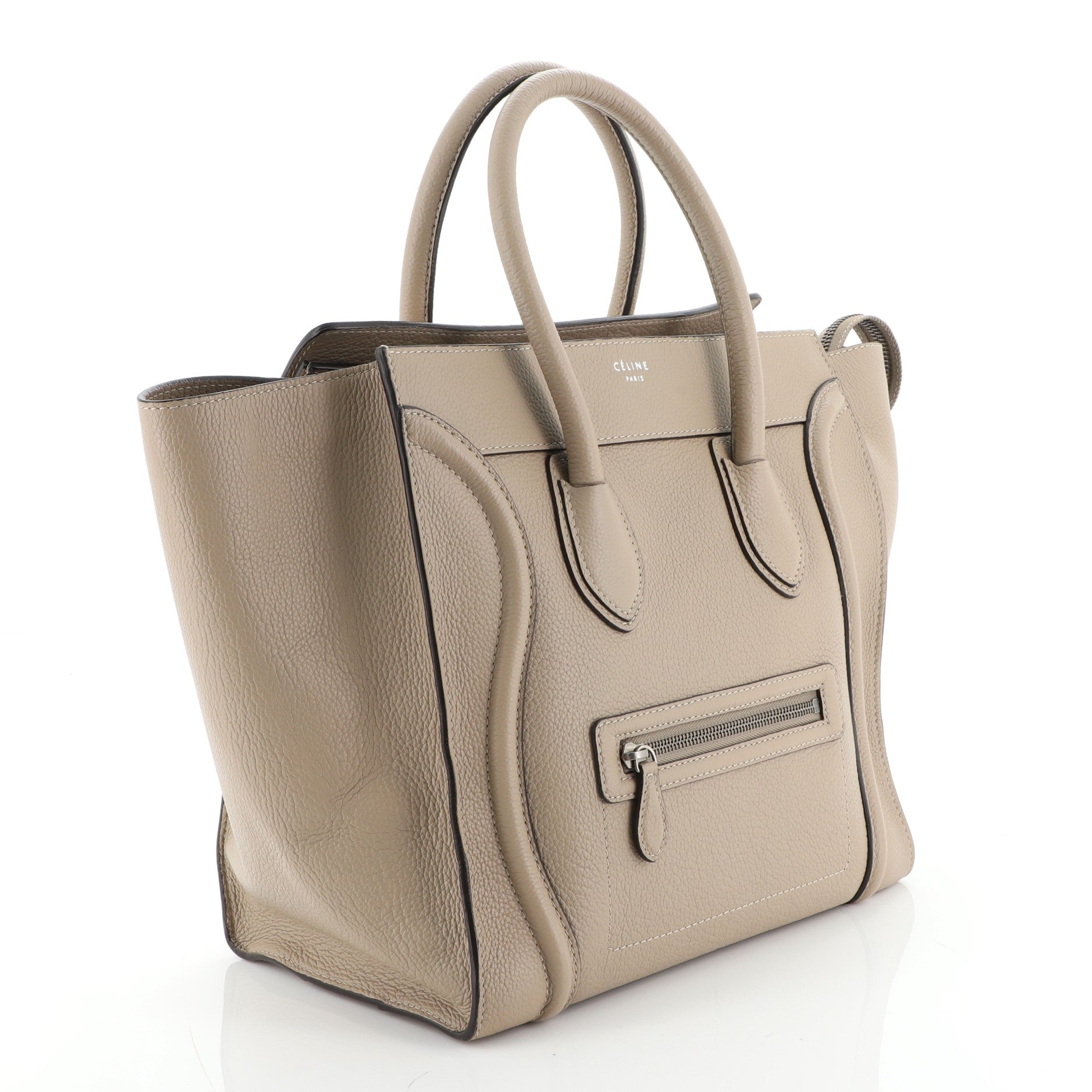 Luggage Bag Grainy Leather Mini