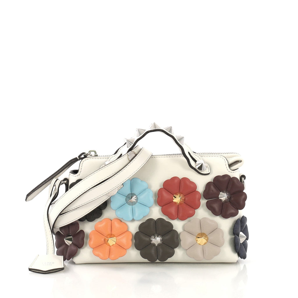 By The Way Satchel Floral Embellished Leather Mini