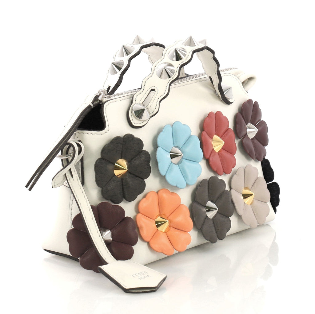 By The Way Satchel Floral Embellished Leather Mini