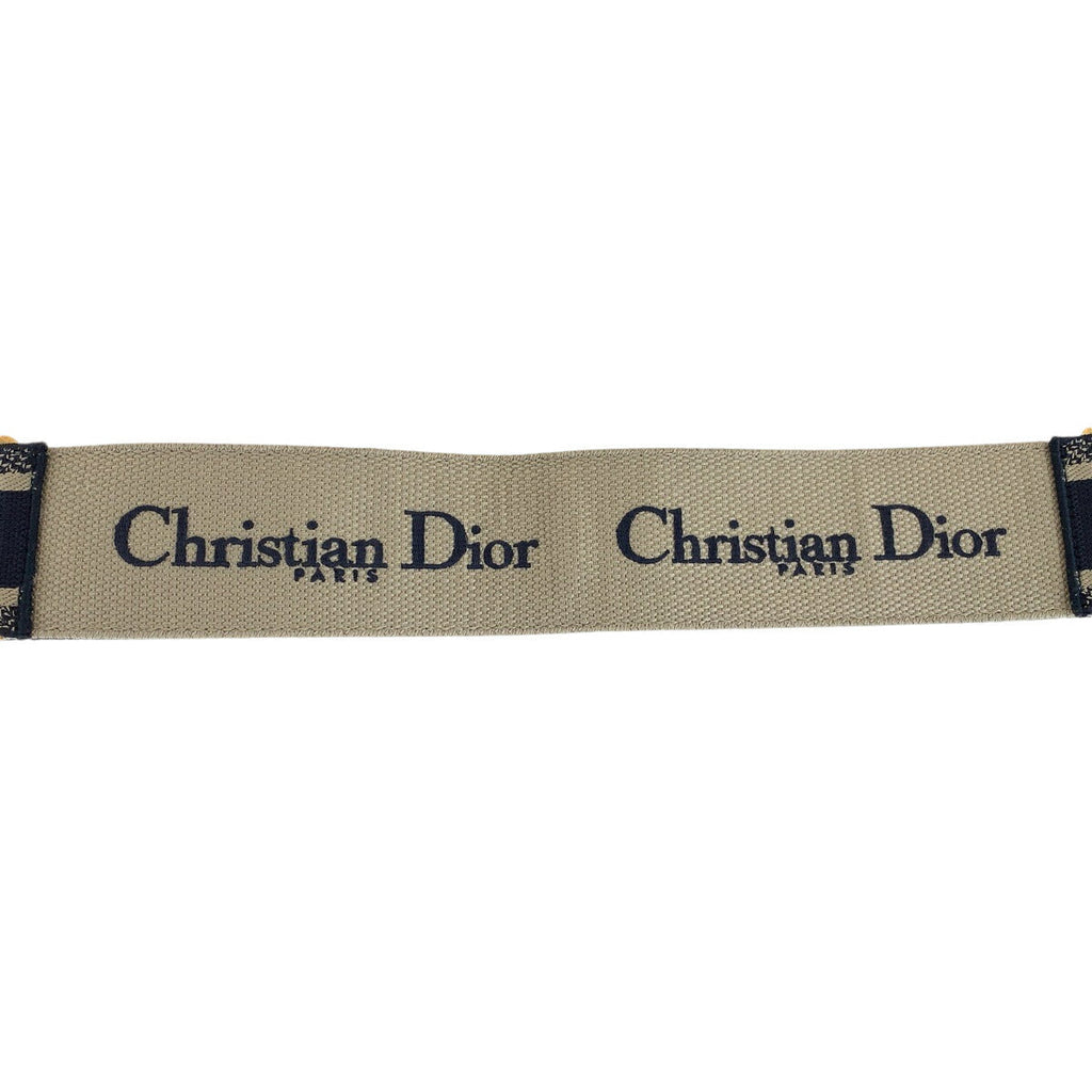 Dior Embroidery Leather Belt