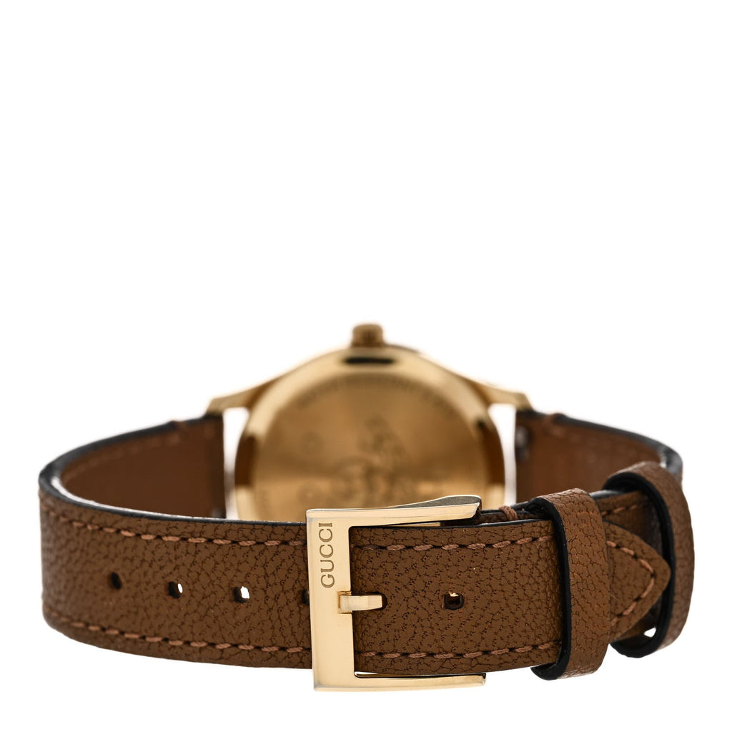Stainless Steel Calfskin 29mm G-Timeless Bee Quartz Watch
