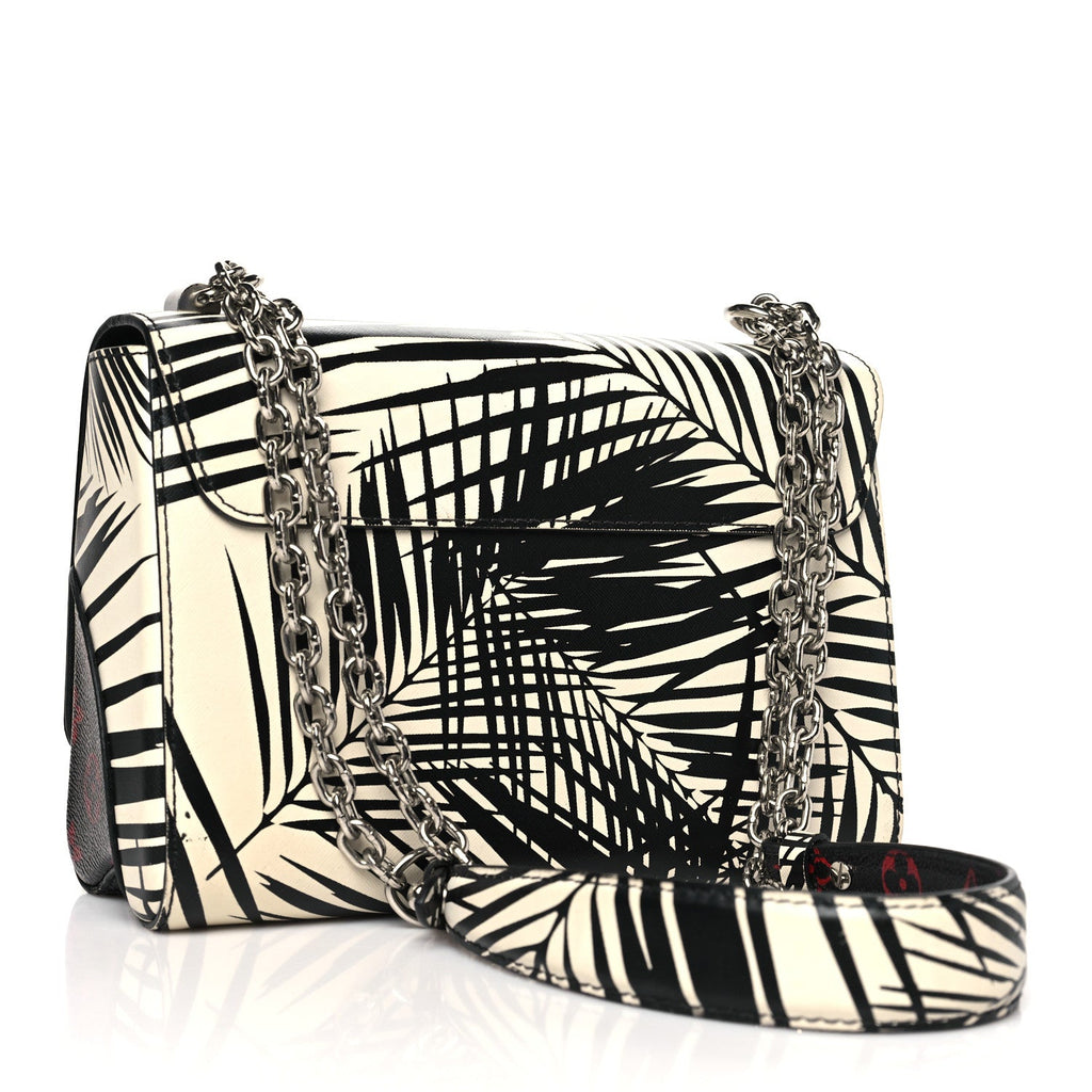 Monogram Infrarouge Palm Twist Shoulder Bag MM Black White