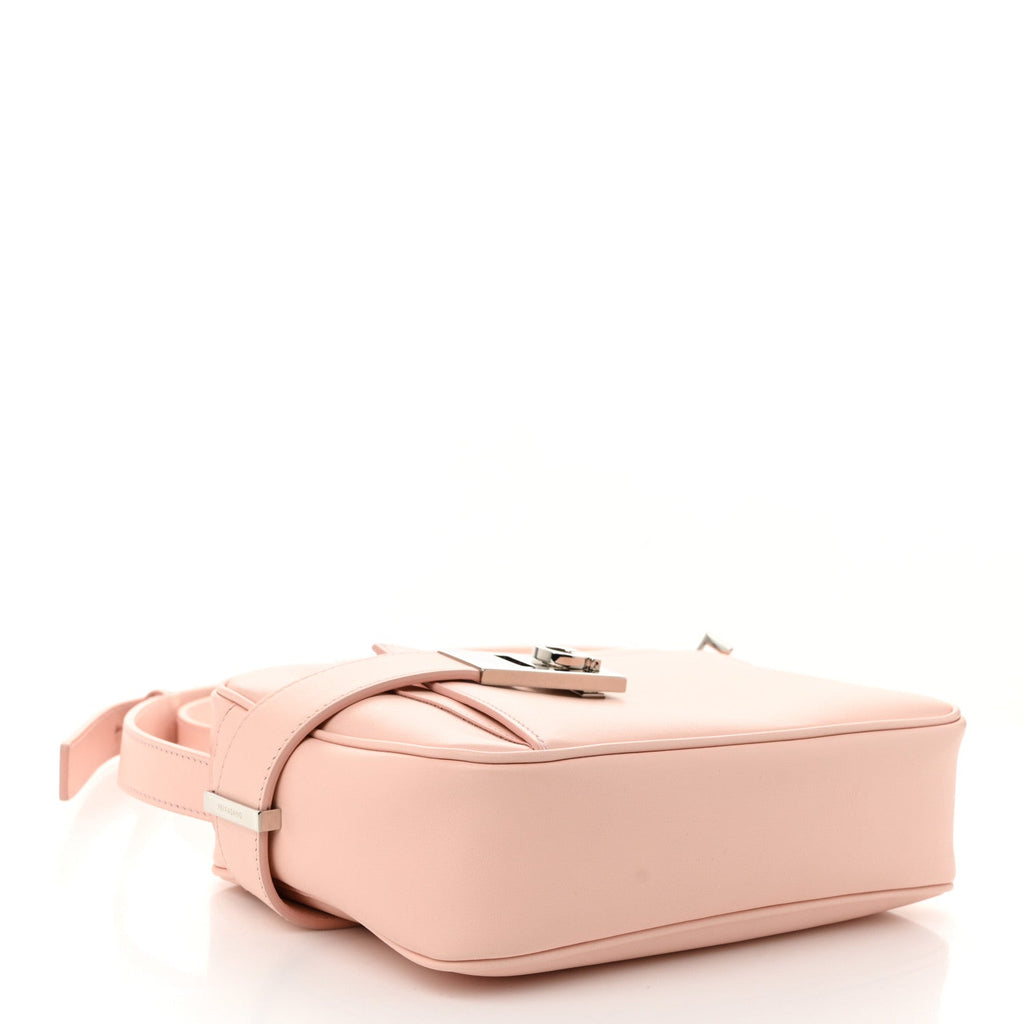 Calfskin Gancio Small Archive Camera Case Nylund Pink