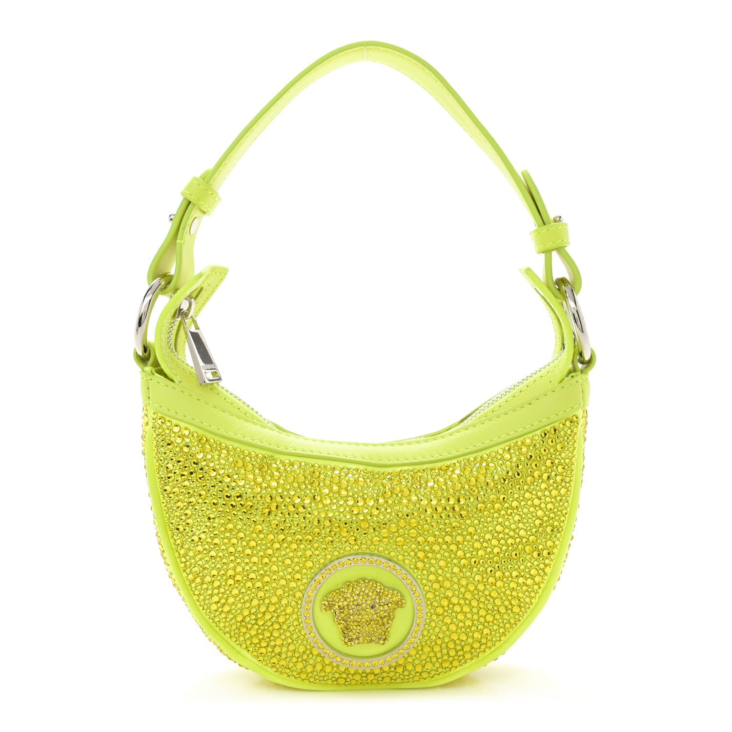 Crystal La Medusa Mini Repeat Hobo Tropical Yellow