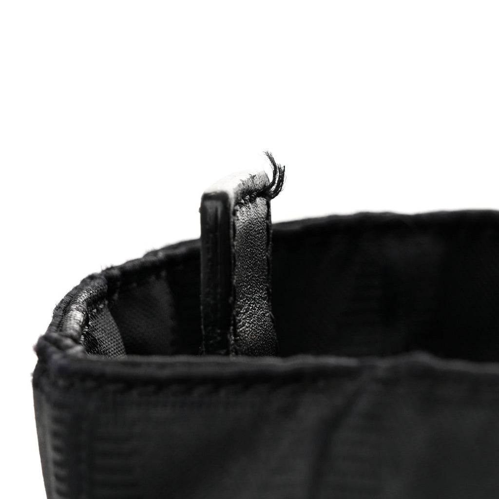 Nylon Large Travel Tote Black