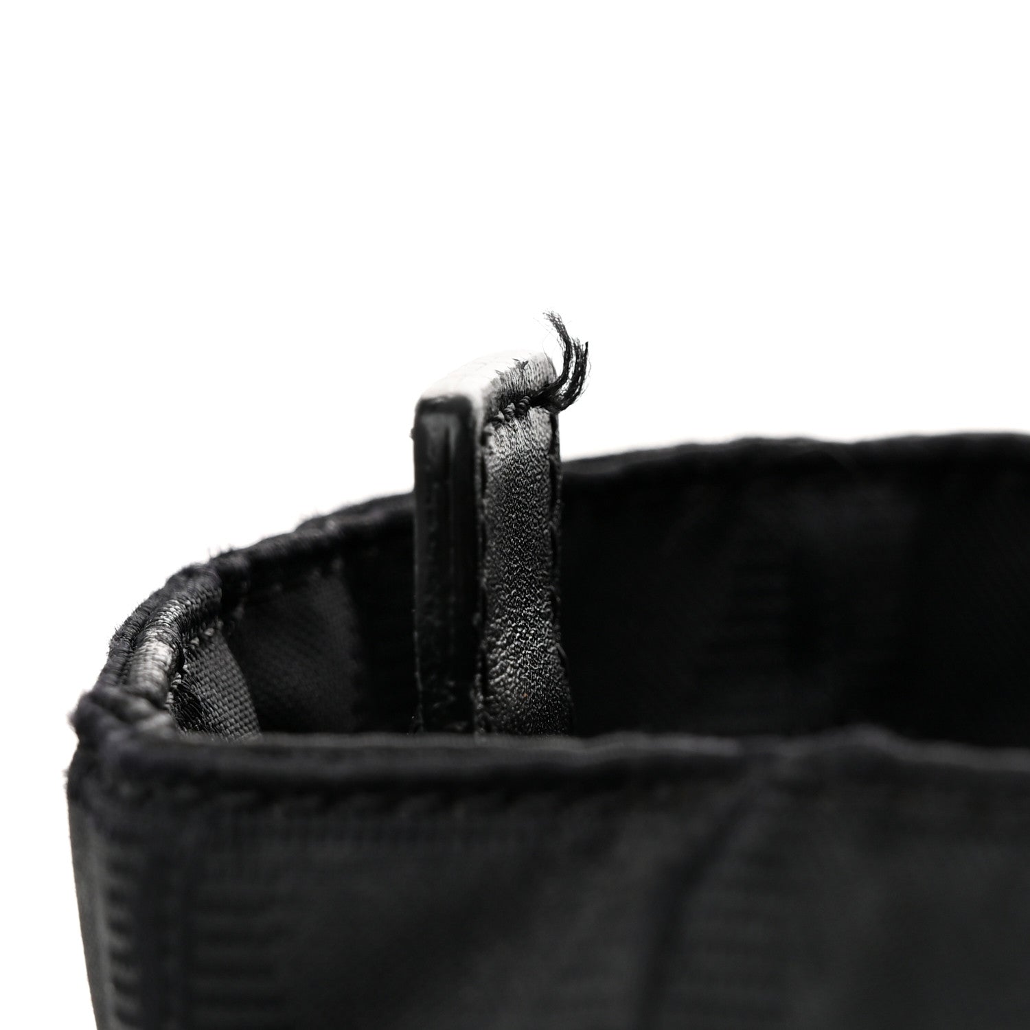 Nylon Large Travel Tote Black
