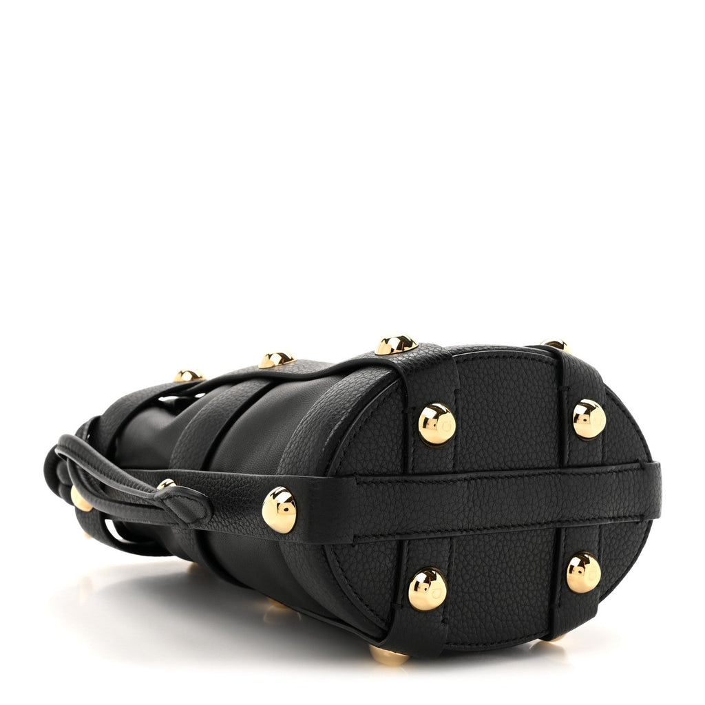Calfskin Small Cage Bag Black