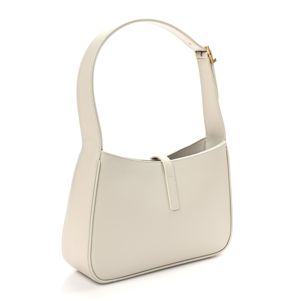 Smooth Calfskin Le 5 A 7 Hobo Blanc Vintage