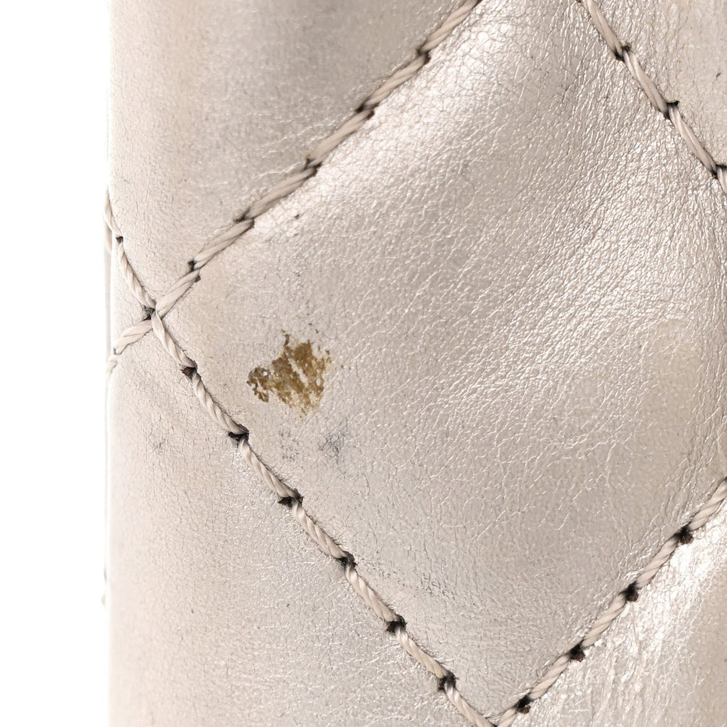 Metallic Lambskin Quilted 2.55 Reissue 226 Flap Silver