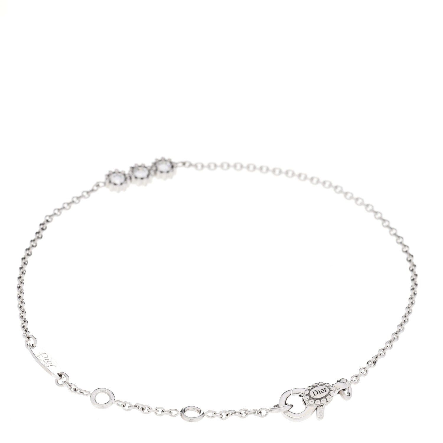 18K White Gold Diamond Mimirose Bracelet