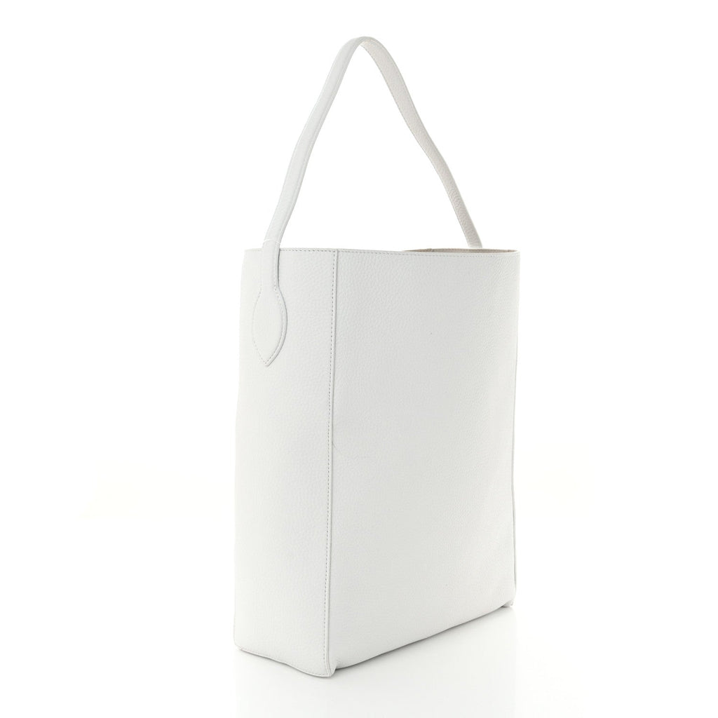 Calfskin Frida Tote Optic White