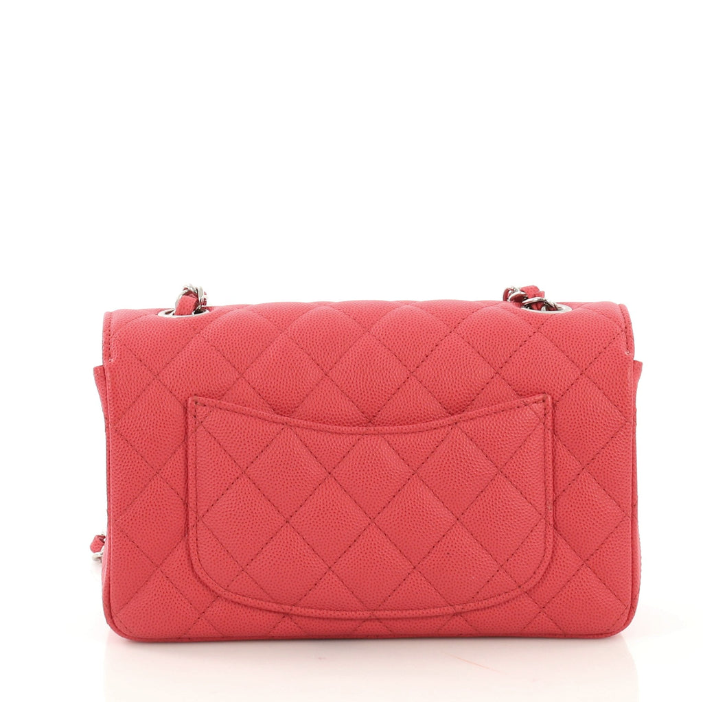 Classic Single Flap Bag Quilted Caviar Mini